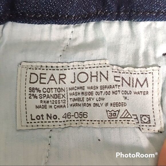 Dear John low rise boot cut jeans dark wash - Picture 6 of 6